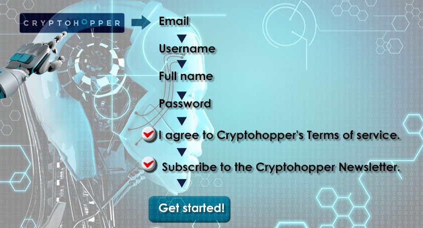 ขั้นตอนการสมัคร Cryptohopper