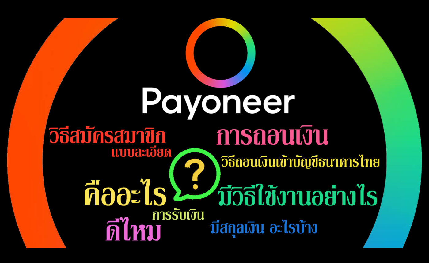 payoneer วิธีใช้งาน สมัครสมาชิก 